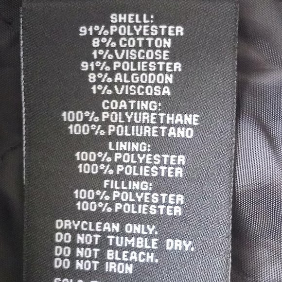 Nwt $148 X RAY Faux Leather Navy Jacket Sz Small - Picture 6 of 6